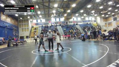 215 lbs Quarterfinals (8 Team) - Dante Reynolds, Douglas vs Jamie Freeney, South Dade