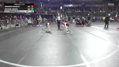 100 lbs Round Of 32 - Brendan Bramley, Este Built WC vs Michael Amaro, High Pace Wrestling Club