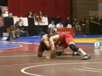 165lbs: Frankie Colletta (Har) dec 4-1 Dan Clum (Wis)