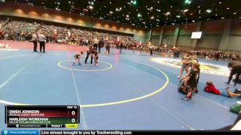 37-40 lbs Round 1 - Owen Johnson, Douglas County Grapplers vs Harleigh Workman, Fallon Outlaws Wrestling Club