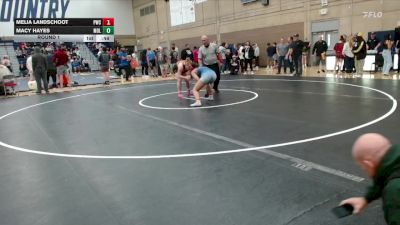 145-155 lbs Round 1 - Melia Landschoot, Peninsula Wrestling Club vs Macy Hayes, Molalla