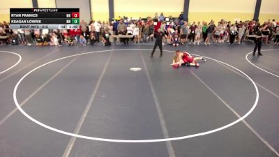 215 lbs Cons. Round 1 - Ryan Franics, MN vs Keagan Lowrie, MN
