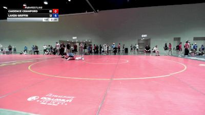 135 lbs Champ. Round 5 - Caidence Crawford, OR vs Laken Griffin, LA