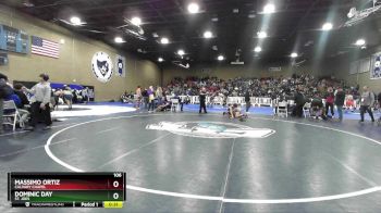 106 lbs Cons. Round 4 - Dominic Day, St. Joes vs Massimo Ortiz, Calvary Chapel