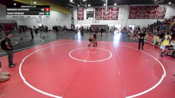 120 lbs Semifinal - John Paredes, South Hills High School Wrestl vs Enrique Martinez, Fifth Sun Wc
