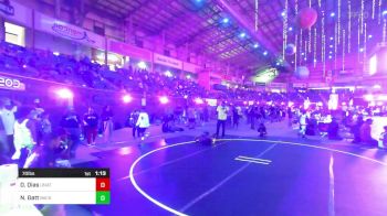 70 lbs Semifinal - Dash Dias, Unattached vs Nolan Gatt, Backyard Brawlers