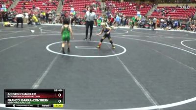 55 lbs Cons. Round 2 - Franco Ibarra-Contreras, Derby Wrestling Club vs Aceson Chansler, Hutchinson Kids Westling Club