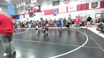 55 lbs Rr Rnd 2 - Aria Reeves, Wyandotte Youth Wrestling vs Bentlee Ross, East Kansas Eagles