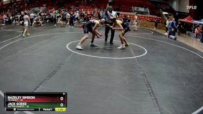 130 lbs Round 5 (6 Team) - Jack Goeke, Dayton Bandits vs Bazeley Simison, TB Legacy