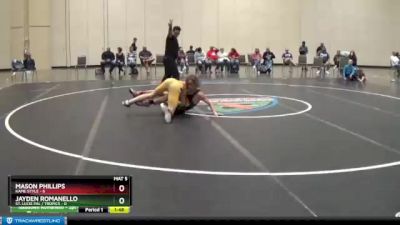 135 lbs Round 4 (6 Team) - Mason Phillips, Kame Style vs Jayden Romanello, St. Lucie PAL / Tropics