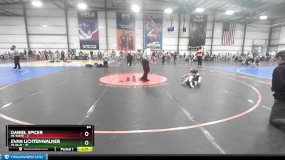 64 lbs Rd# 7- 10:45am Saturday Final Pool - Evan Lichtenwalner, PA Blue vs Daniel Spicer, PA White