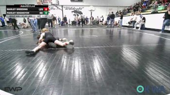 57-62 lbs Rr Rnd 4 - Marley Breeding, Locust Grove Youth Wrestling vs Paisley Edgington, Brushy Wrestling Club