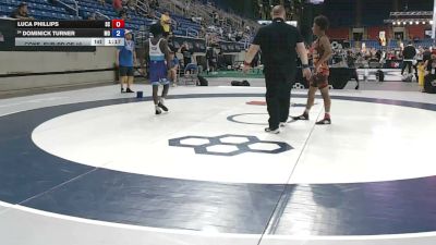 132 lbs Cons. Sub-rd Of 16 - Luca Phillips, South Carolina vs Dominick Turner, Missouri