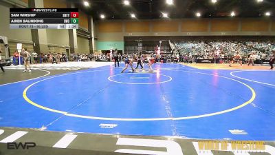 95 lbs Quarterfinal - Sam Winship, Smitty's Barn vs Aiden Salindong, Durham Wrestling Club