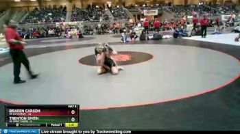 138 lbs Finals (8 Team) - Trenton Smith, 4A Sweet Home vs Braden Carson, 4A La Grande