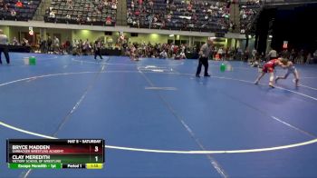 90 lbs Quarterfinal - Bryce Madden, Sarbacker Wrestling Academy vs Clay Meredith, Victory School Of Wrestling