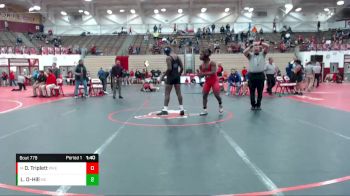 149-163 lbs Consolation Bracket - Damarion Triplett, Pike vs Latoine Daniel-Hill, Muncie Central