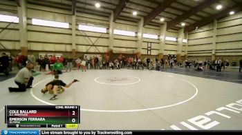 98 lbs Cons. Round 3 - Emerson Ferrara, Olympus vs Cole Ballard, D.C. Wrestling