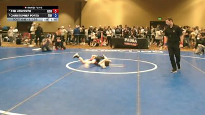 71 lbs 3rd Place Match - Ash Henecker, RedNose vs Christopher Porto, Team Tugman Wrestling