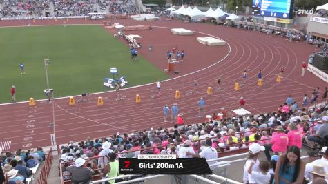 High School Girls' 200m 1A, Finals 1