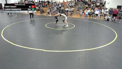 149 lbs Champ. Round 1 - Aaron Pennington, Trine vs Terry Easley, Marian