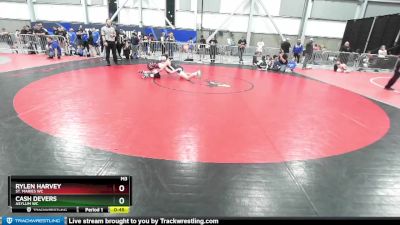 132 lbs Cons. Round 3 - Rylen Harvey, St. Maries WC vs Cash Devers, Asylum WC