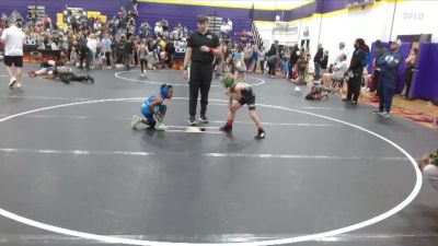 55 lbs Cons. Round 2 - Joel Manson, Mighty Warriors Wrestling Acad vs Grayson Link, Summerville Take Down
