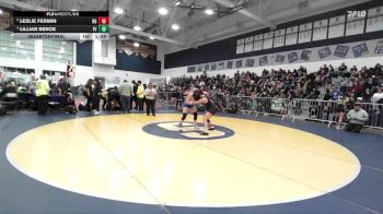 145 lbs Quarterfinal - Leslie Fermin, Bell Gardens vs Lillian Benoe, Fountain Valley