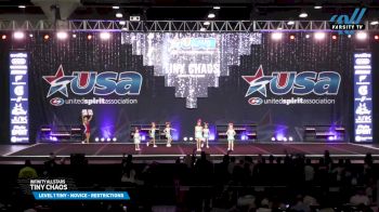 Infinity Allstars - Tiny Chaos [2025 L1 Tiny - Novice - Restrictions Day 1] 2025 USA All Star Cheer Super Nationals