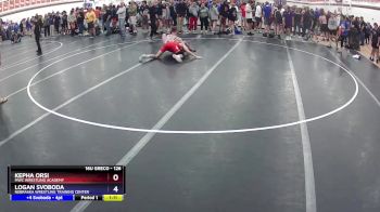 126 lbs Cons. Round 1 - Logan Svoboda, Nebraska Wrestling Training Center vs Kepha Orsi, MWC Wrestling Academy