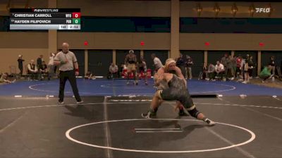 285 lbs Rd Of 16 - Christian Carroll, Wyoming vs Hayden Filipovich, Purdue