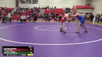 190 lbs Champ. Round 1 - Wyatt Young, Cedar Rapids Washington vs Calvin McAvan, Dubuque Senior