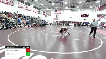 132 lbs Consi Of 8 #1 - Zane Guglielmoni, St Joseph vs Ethan Sweet, Griswold/Wheeler