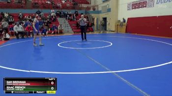 106 lbs Cons. Round 3 - Sam Brennan, Cedar Rapids Washington vs Isaac French, Wahlert, Dubuque