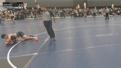 100 lbs Cons. Sub-rd Of 32 - Tristan Allison, Ironhawk Wrestling Academy vs Nicholas Rubio, Big Game Wrestling Club