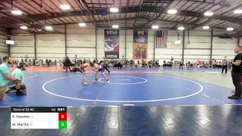 90 lbs Consi Of 32 #2 - Karson Haseley, NY vs Marshall Marilla, NC