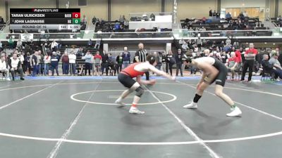 175 lbs Round Of 16 - Taran Ulricksen, Narragansett vs John Lagrasse, North Kingstown