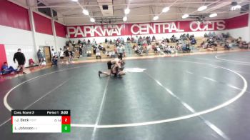 157 lbs Cons. Round 2 - Joe Beck, Fontbonne vs Logan Johnson, Lindenwood