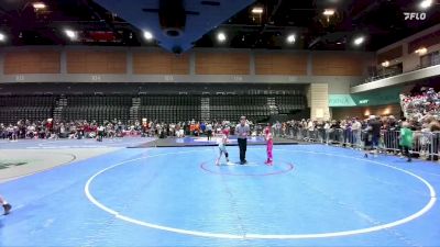 57-63 lbs Round 3 - Eleanor Watson, Yerington Lions Youth Wrestlin vs Brandie Thacker, Cougar WC