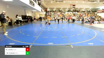 132 lbs Consi Of 8 #2 - Max Landry, Georgia vs Miles Tretinik, Georgia