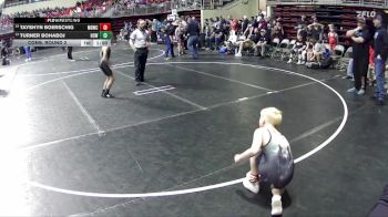 85 lbs Cons. Round 2 - Tayshyn Boerschig, Midwest Destroyers Wrestling Club vs Turner Bohaboj, Howells-Dodge