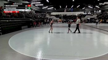 133 lbs Champ. Round 1 - Miles Anderson, Southeast Community College vs Teyton Burns, Northern Oklahoma College-Tonkawa