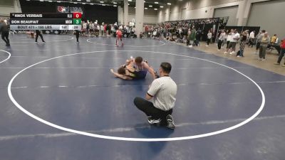 165 lbs Cons. Sub-semis - Don Beaufait, Michigan vs Knox Verbais, Illinois