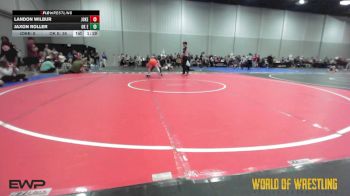 80 lbs Rr Rnd 3 - Landon Wilbur, Jokers 12U vs Jaxon Roller, OK Elite 12U 1