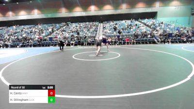 157 lbs Round Of 32 - Hixon Canto, Western Wyoming vs Henry Dillingham, Clackamas