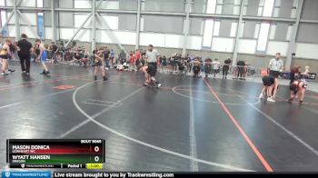 84-92 lbs Round 1 - Wyatt Hansen, Oregon vs Mason Donica, Lionheart WC