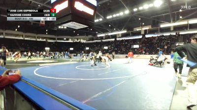 190 lbs Champ. Round 3 - Kaivone Cooks, Lincoln (Tacoma) vs Jose Luis Espindola, Grandview