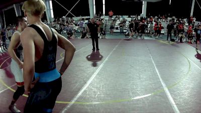 144 lbs Champ. Round 2 - Peyton Hornsby, Contenders Wrestling Academy vs BRADEN LEACH, Team Missouri Select