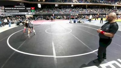 5A 107 lbs Champ. Round 1 - Kailyn Bridges, Edinburg Vela vs Neveah Blair-Mcknight, Dallas Hillcrest