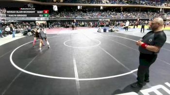 5A 107 lbs Champ. Round 1 - Kailyn Bridges, Edinburg Vela vs Neveah Blair-Mcknight, Dallas Hillcrest